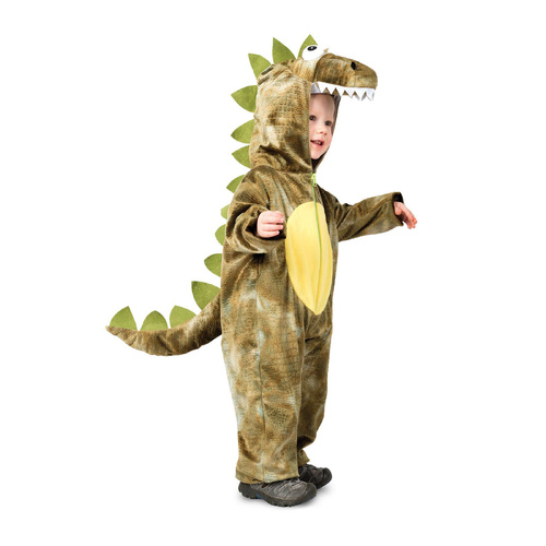 Child Roarin Rex Green Dinosaur Costume