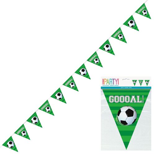 3d Soccer Flag Banner 3.65m