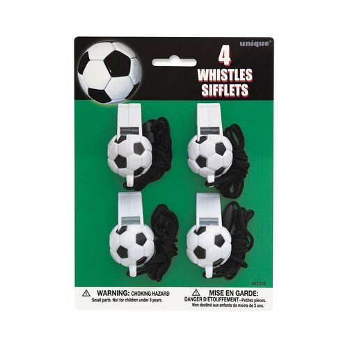 3D Soccer Ball 4 Whistles