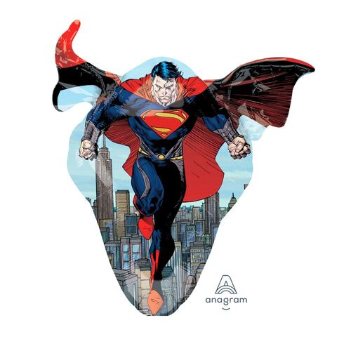 SuperShape Superman Man of Steel Foil Balloon  (78 x 78cm) 