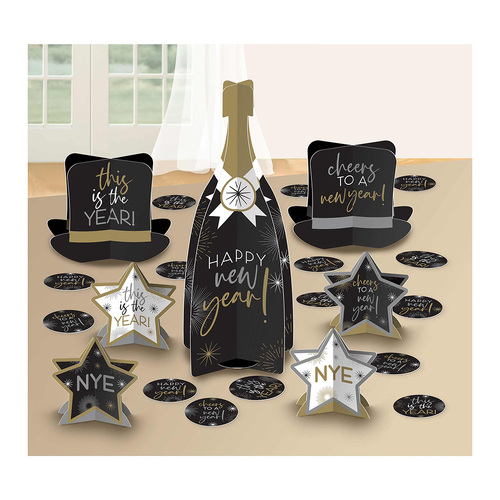 Happy New Year Table Decorating Centrepiece Kit
