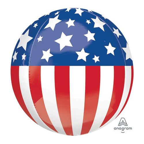 Orbz XL Patriotic Foil Balloon