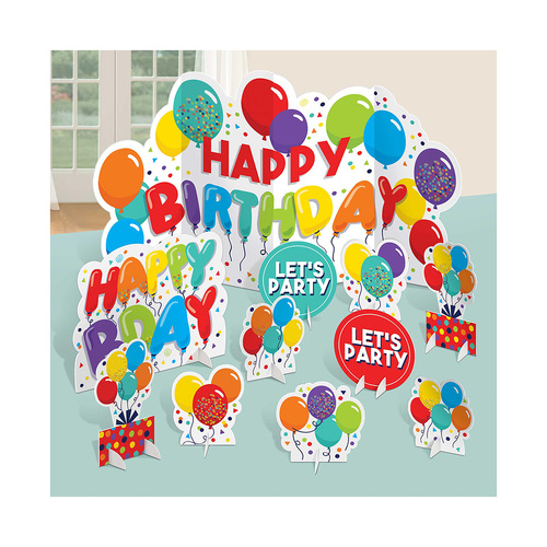 Birthday Celebration Table Decorating Centrepiece Kit