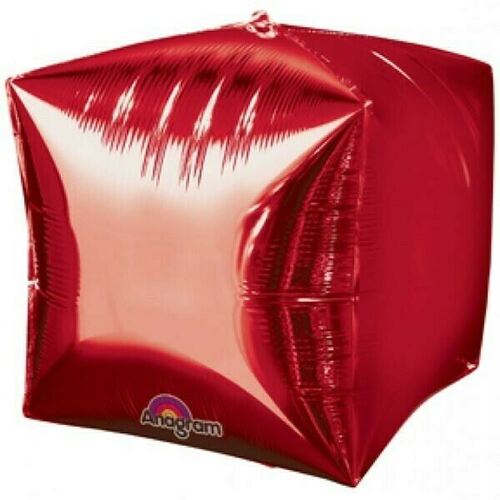 Shape Cubez Red Foil Balloon 