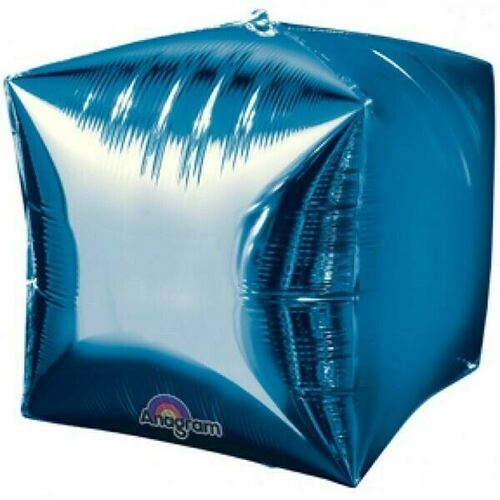 Shape Cubez Blue Foil Balloons 