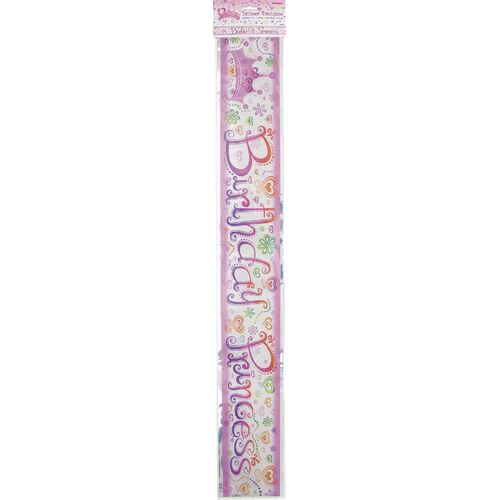 Princess Diva Foil Banner 12ft