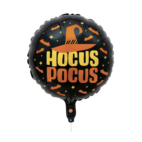 Bulk Hocus Pocus Foil Balloon With Ribbon 43cm