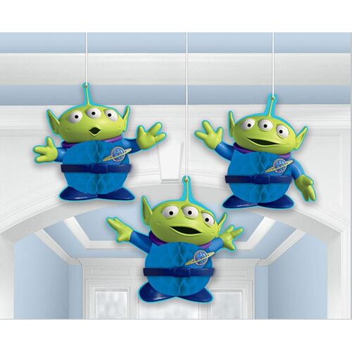 Toy Story 4 Hanging Honeycomb Decorations 3 Pack