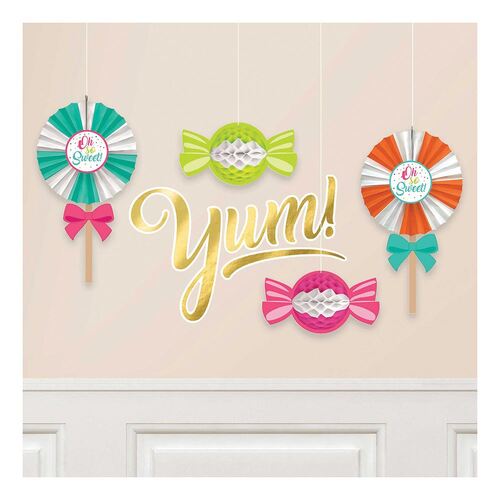 Sweets & Treats Honeycomb & Fans Decorating Kit