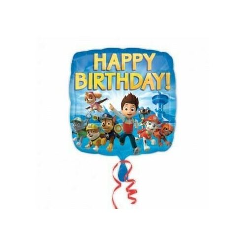  45cm Paw Patrol Happy Birthday! Foil Balloon