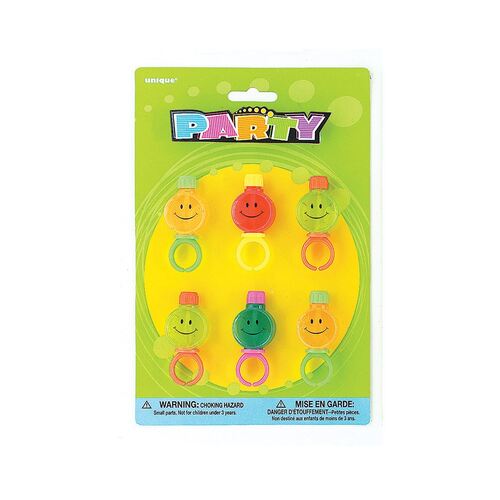 Bubble Smile Rings 6 Pack