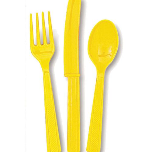 Sunflower Yellow Assorted Cutlery