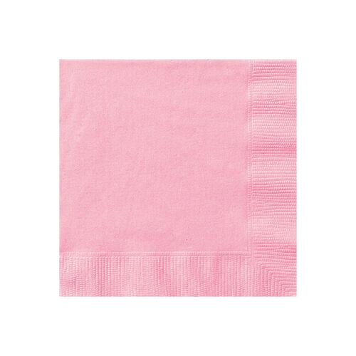 Lovely Pink Beverage Napkins 2ply 20 Pack