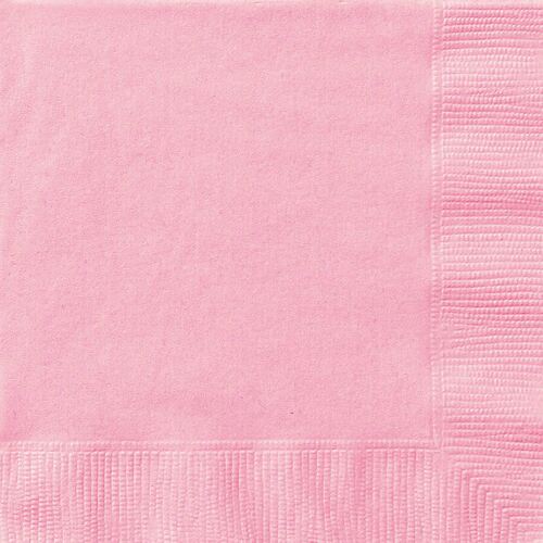 Lovely Pink Luncheon Napkins 2ply 20 Pack