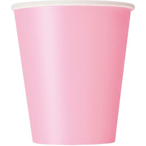 Lovely Pink Paper Cups 270ml 14 Pack