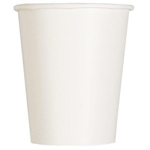 Bright Whites Paper Cups 270ml 14 Pack
