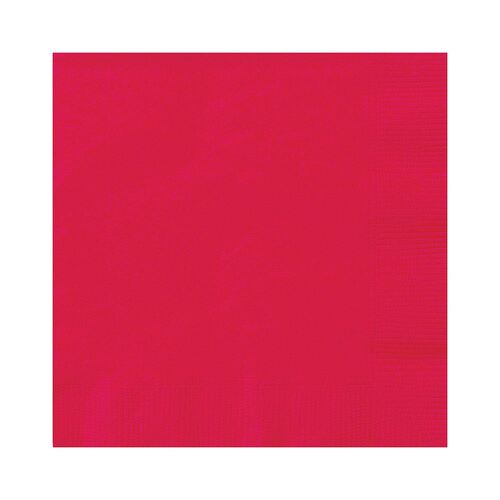 Ruby Red Beverage Napkins 2ply 20 Pack