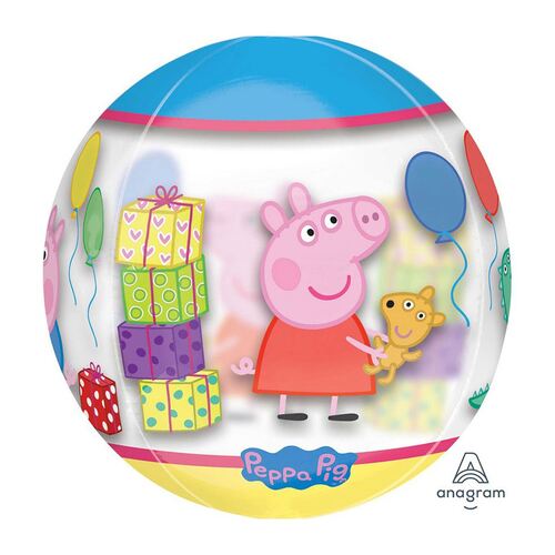 Orbz XL Peppa Pig Clear Balloon
