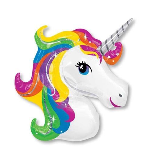 SuperShape Rainbow Unicorn Foil Balloon