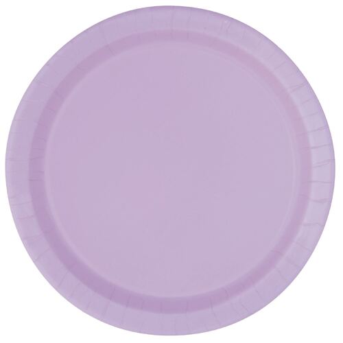 Lavender Paper Plates 22cm 16 Pack