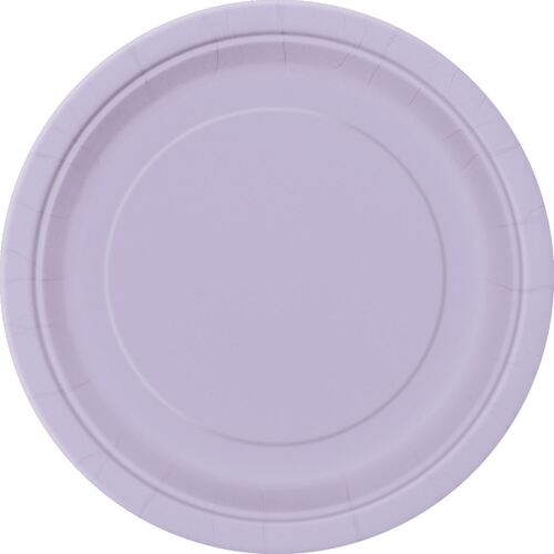 Lavender Paper Plates 17cm 8 Pack