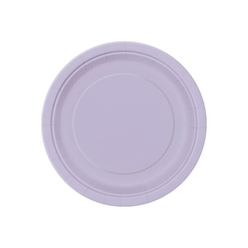 Lavender Paper Plates 22cm 8 Pack