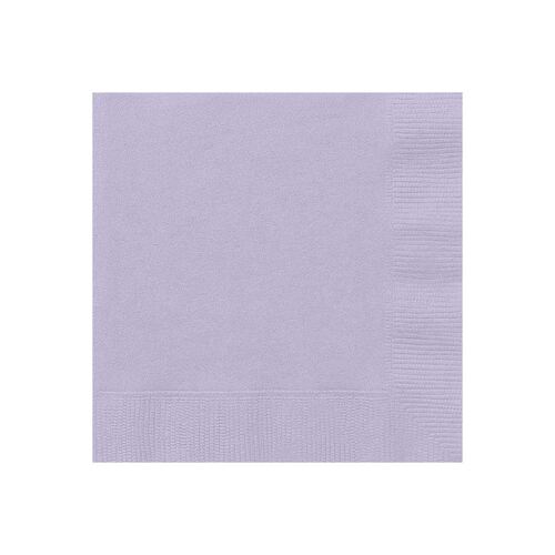 Lavender Beverage Napkins 2ply 50 Pack