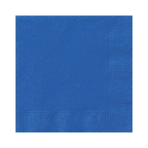 Royal Blue Luncheon Napkins 2ply 20 Pack
