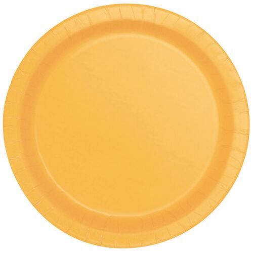 Sunflower Yellow Paper Plates 22cm 8 Pack