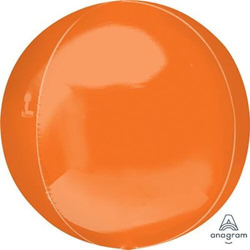 Shape Orbz Orange (38cm x 40cm) Foil Balloon