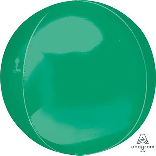 Shape Orbz Green (38cm x 40cm) Foil Balloon 