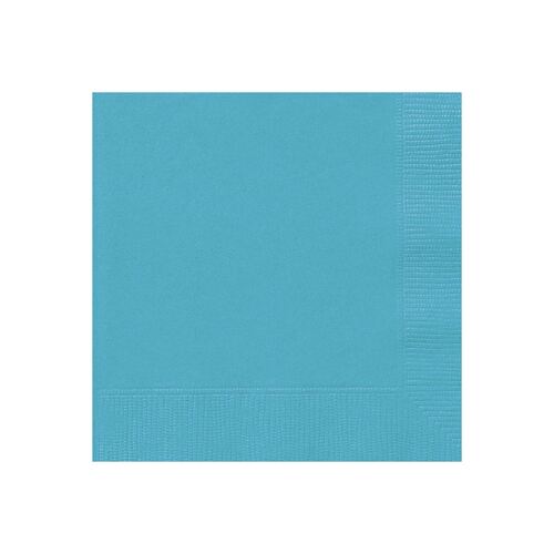 Caribbean Teal Luncheon Napkins 2ply 50 Pack