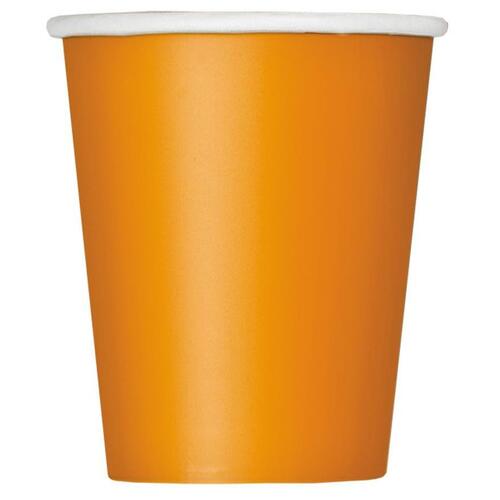 Pumpkin Oranges Paper Cups 270ml 14 Pack