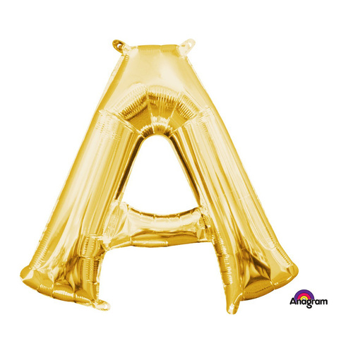 Letter A Gold Foil Balloon