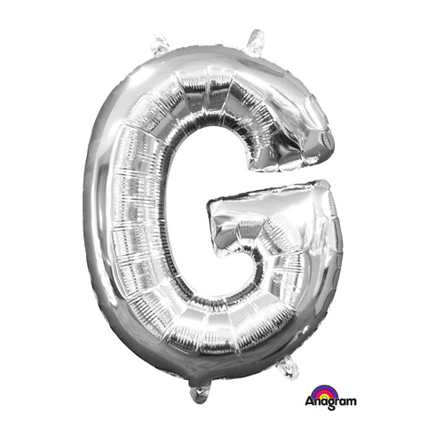 Letter G Silver Foil Balloon