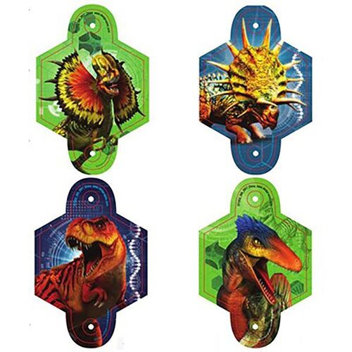 Jurassic World Blowouts With Medallions 8 Pack