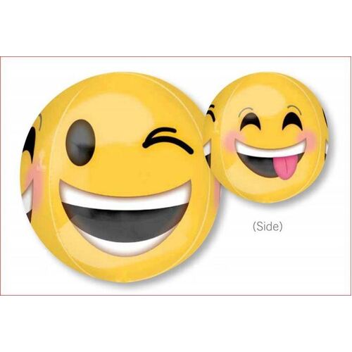 40cm Orbz XL Winking Emoticons Foil Balloon