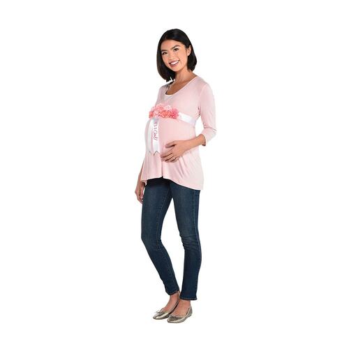 Oh Baby Girl Bump It's A Girl Sash