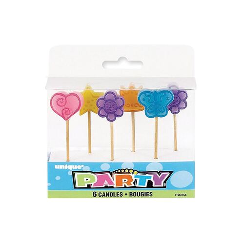 Party Girl Pick Candles 6 Pack
