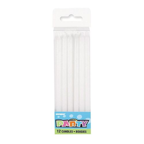 12 White Candles 