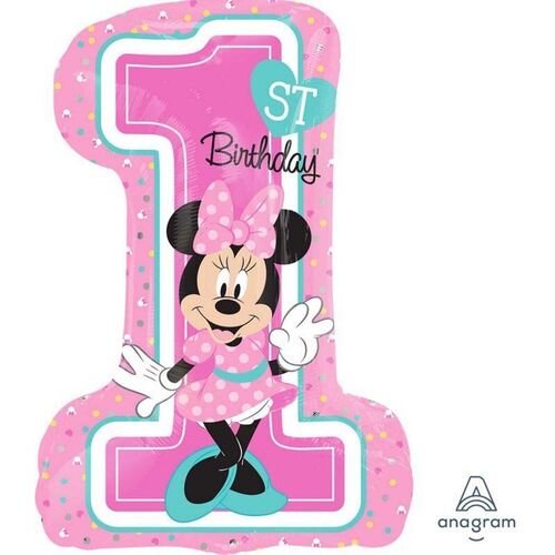 SuperShape XL Minnie 1st Birthday  P38