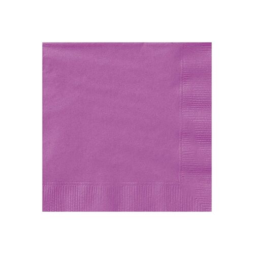 Pretty Purple Beverage Napkins 2ply 20 Pack