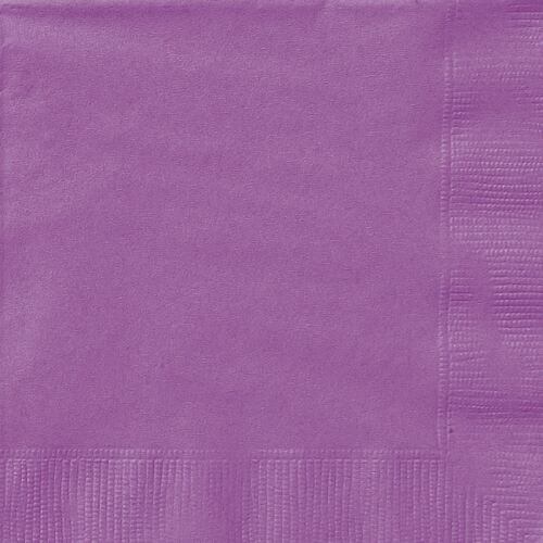Pretty Purple Luncheon Napkins 2ply 20 Pack