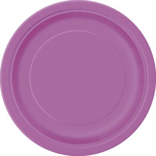 Pretty Purple Paper Plates 22cm 16 Pack