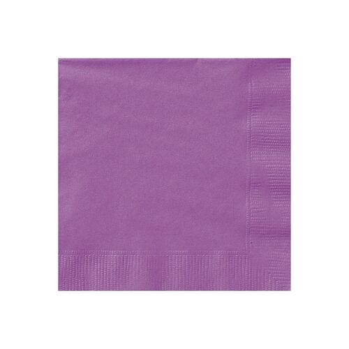 Pretty Purple Luncheon Napkins 2ply 50 Pack