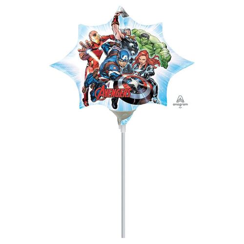 Mini Shape Avengers Foil Balloons