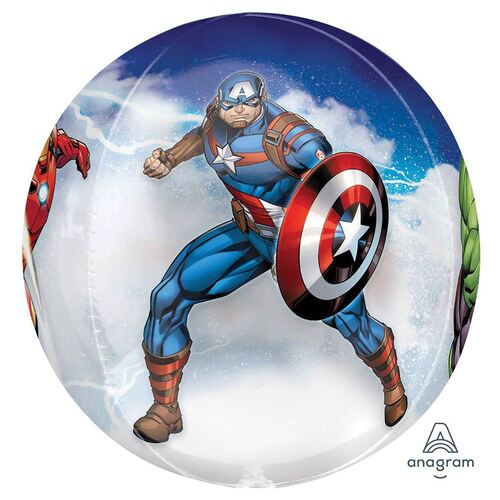 Orbz XL Avengers Clear Foil Balloons