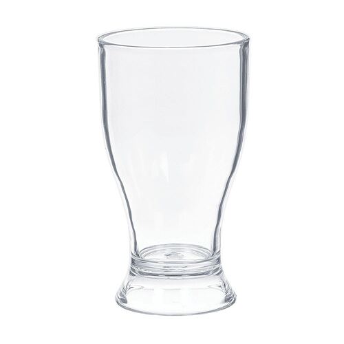 Pilsner Mini Beer Glasses Clear Plastic 4 Pack