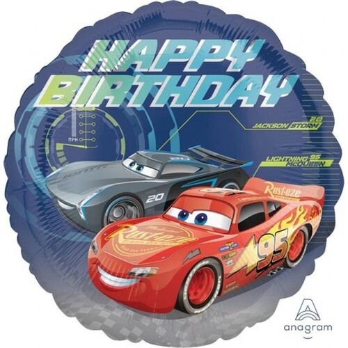 45cm Standard HX Cars 3 Happy Birthday