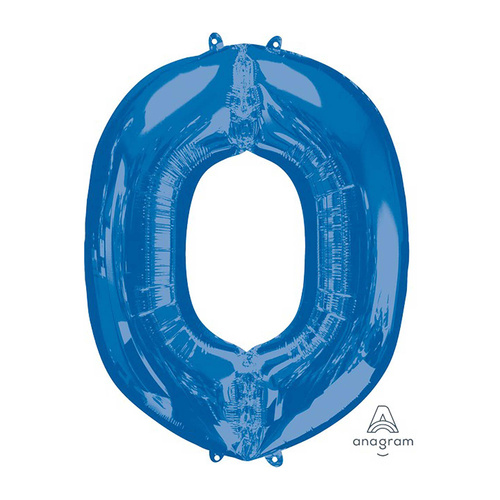 SuperShape Letter O Blue Foil Balloon